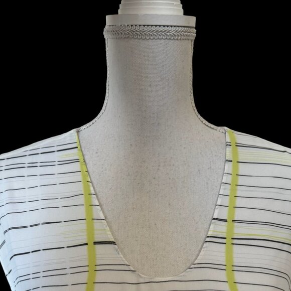 ❤️* CALVIN KLEIN   Hi-Lo BLOUSE    LARGE - Picture 3 of 9